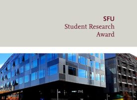 SFU Student Research Award 2020